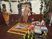 Purnahuti and Pujana by HH Swamiji at Shri Vishveshwara Venugopala Temple; Paduka Pujana (14 Feb 2026) Pictures Courtesy of Shri Shriram Shirali